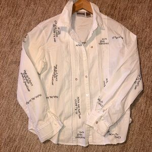 White Chico’s blouse